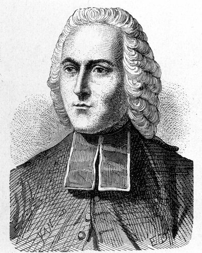 Porträtt av Abbe Jean Antoine (Jean-Antoine) Nollet (1700 - 1770), fransk fysiker - i "Album de la Science; berömda vetenskapsmän; Stora upptäckter””” 1896. av French School