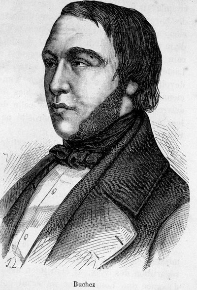 Porträtt av Buchez, fransk filosof och politiker (1796 - 1865) av French School