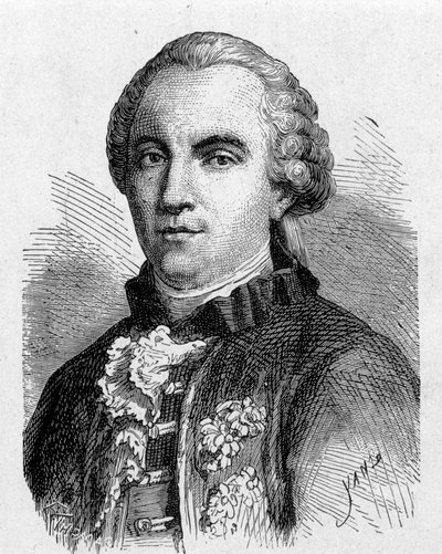 Porträtt av Buffon (1707 - 1788) - i "" Vetenskapens album; berömda forskare; Stora upptäckter””” 1896. av French School