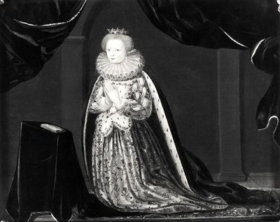 Porträtt av Katarina av Cleves (1417-79) hertiginna av Guise av French School