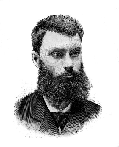 Porträtt av Charles Camille Pelletan (1846-1915), fransk politiker, journalist och författare. Gravyr i ""The Illustrated World"", 2 januari av French School