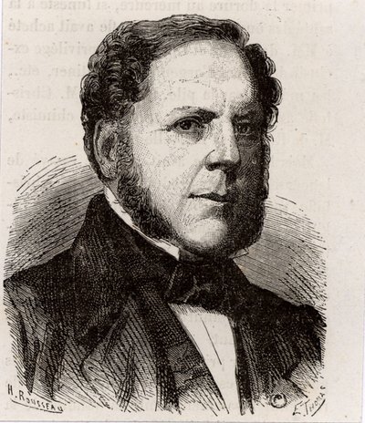Porträtt av Charles Christofle av French School