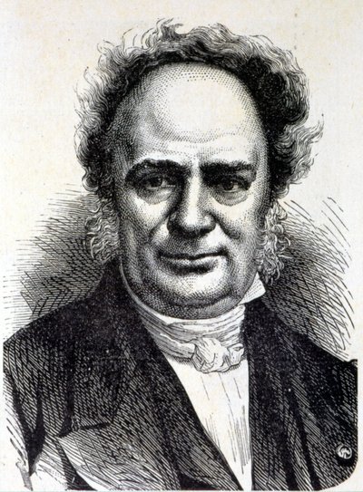 Porträtt av Charles Frederic Kuhlmann (1803 - 1881) - i "" Vetenskapens album; berömda forskare; Stora upptäckter””” 1896. av French School