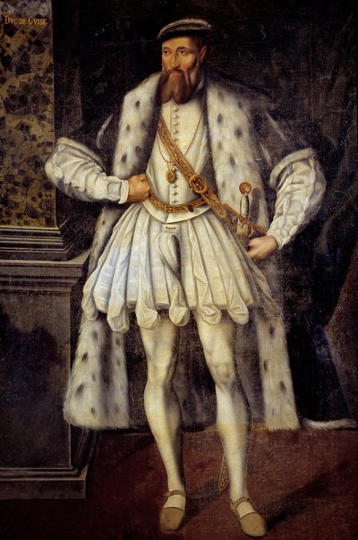 Porträtt av Claude de Lorraine, hertig av Guise av French School