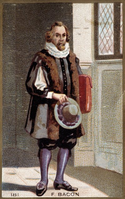 Porträtt av Francis Bacon (1561-1626), engelsk statsman och filosof. av French School