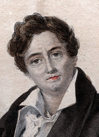 Porträtt av Francois Joseph Talma (1763-1826), fransk skådespelare. av French School