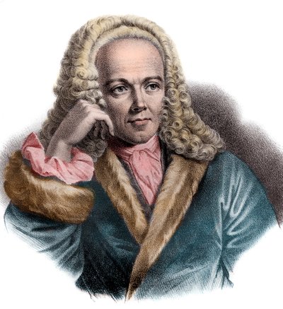 Porträtt av Francois Quesnay (1694-1774), fransk läkare och ekonom av French School