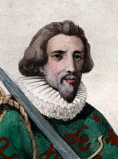 Porträtt av Francois de Bonne, hertig av Lesdiguieres (1543-1626), fransk soldat och konstapel av Frankrike. av French School
