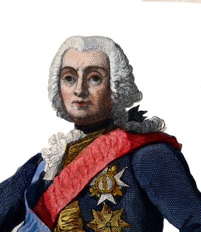 Porträtt av Francois de Chevert (1695-1769), fransk general. av French School