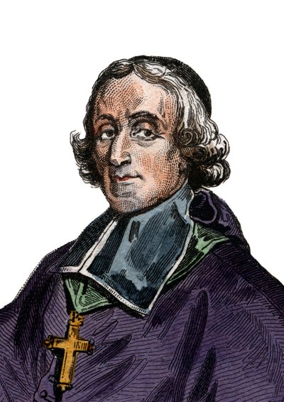 Porträtt av Francois de Pons de Salignac de La Mothe Fenelon (1651-1715), fransk ärkebiskop, teolog, poet och författare. av French School