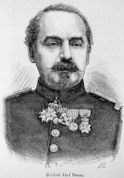 Porträtt av general Abel Douai- in "" L