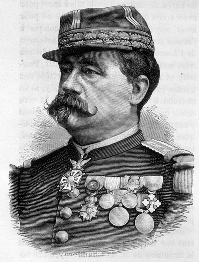 Porträtt av General Carrey de Bellemare. av French School