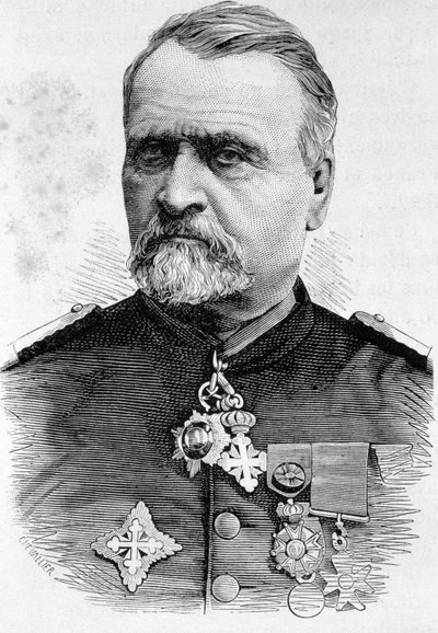 Porträtt av general Emmanuel - Félix de Wimpffen (ou Wimpfen av French School