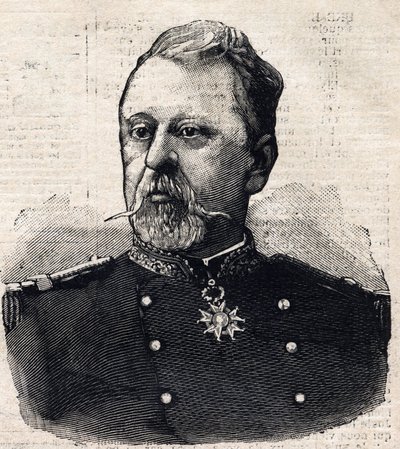 Porträtt av General Poilloue of St Mars (Saint Mars) (1832-1897) av French School