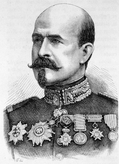 Porträtt av general Trochu (1815 - 1896) - i "" L