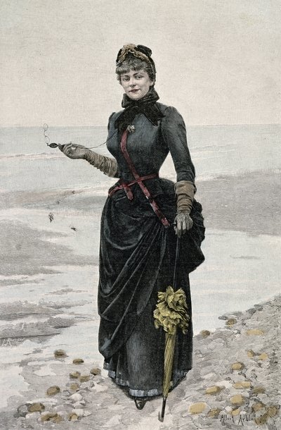 Porträtt av Gyp (Sibylle Gabrielle Marie Antoinette Riquetti de Mirabeau, grevinna av Martel de Janville) (1849-1932), fransk författare Fren av French School