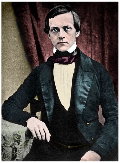 Porträtt av Hermann von Helmholtz (1821-1894). tysk fysiker, anatom och fysiolog. av French School