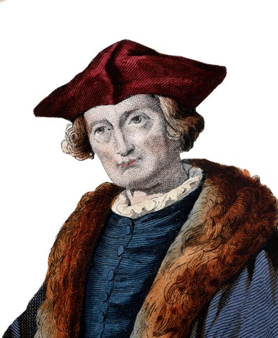 Porträtt av Jacques Auguste de Thou (Thuanus) (1553-1617), ordförande för Paris parlament. av French School