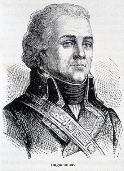 Porträtt av Jacques François Coquille dit Dugommier, fransk general (1738 -1794) - i "" L