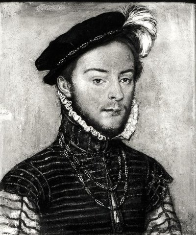 Porträtt av Jacques de Savoie (1531-85) hertig av Nemours, ca 1565 av French School