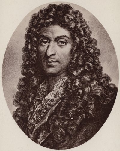 Porträtt av Jean-Baptiste Lulli av French School