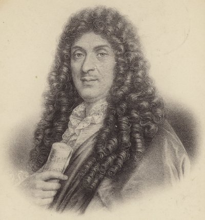Porträtt av Jean-Baptiste Lulli av French School