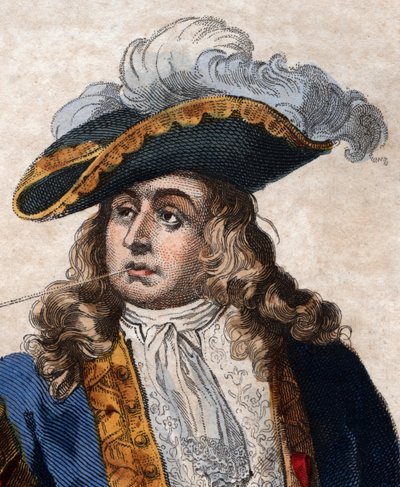 Porträtt av Jean Bart (1650-1702), fransk korsar. av French School