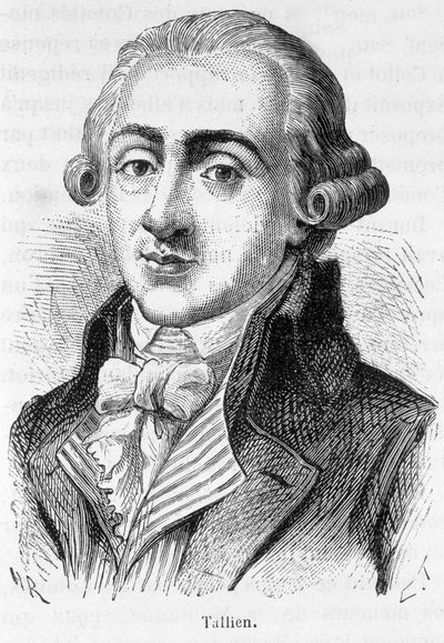Porträtt av Jean Lambert (Jean-Lambert) Tallian, fransk politiker (1767-1820) - i "" L