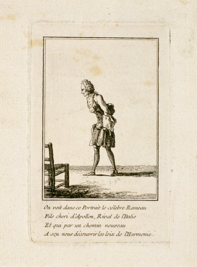 Porträtt av Jean-Philippe Rameau (1683-1764) av French School