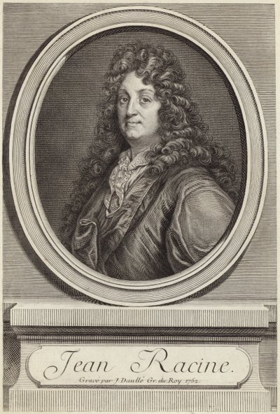 Porträtt av Jean Racine av French School
