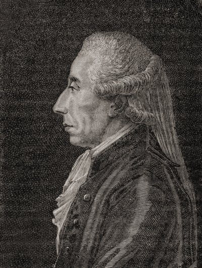 Porträtt av Jean Sylvain Bailly av French School