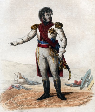 Porträtt av Joachim Murat (1767-1815), marskalk av Frankrike och storamiral. av French School
