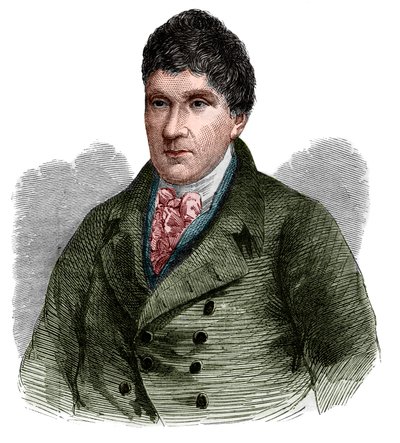 Porträtt av John Rennie (1761-1821), skotsk civilingenjör. av French School