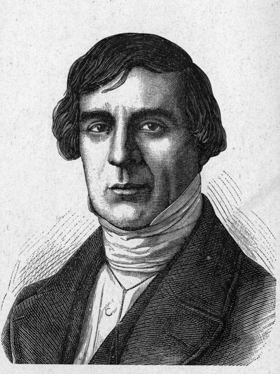 Porträtt av Jules Barthelemy Saint - Hilaire Saint Hilaire (Saint Hilaire) (1805 - 1895), fransk forskare och politiker - i "Album de la Science; berömda vetenskapsmän; Stora upptäckter””” 1896. av French School