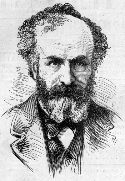 Porträtt av Jules Jansenn (1824-1907), fransk astronom, en metod för att observera solutsprång. Gravyr i "" Le Monde Illustré"" nr 911 den 26 september av French School