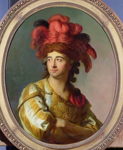 Porträtt av Larive av French School