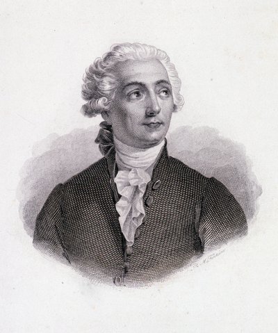 Porträtt av Lavoisier av French School