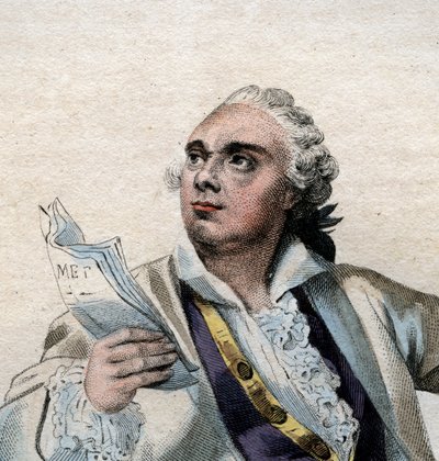 Porträtt av Lekain (1729-1778), fransk skådespelare. av French School