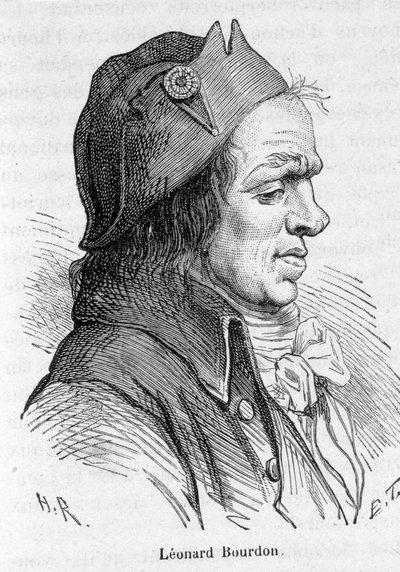 Porträtt av Leonard Bourdon (1754-1807), fransk politiker - i "" L