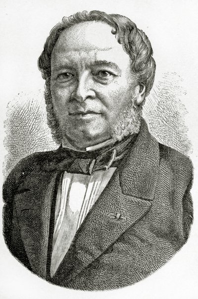 Porträtt av Louie Hachette, 1893 av French School