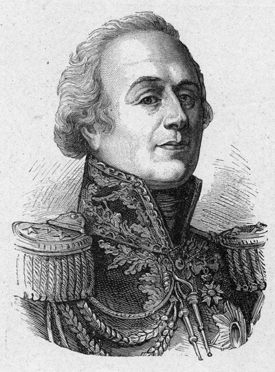 Porträtt av Louis-Marie (Louis Marie) av Narbonne Lara, fransk greve och general (1755 -1813) av French School