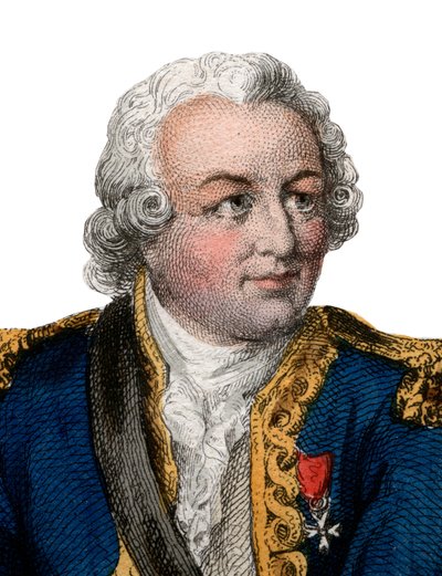 Porträtt av Louis Antoine, Comte de Bougainville (1729-1811), fransk amiral och upptäcktsresande. av French School