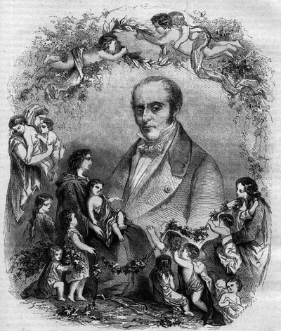 Porträtt av Louis Benoit Guersant (1777-1848), fransk läkare. av French School