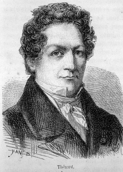 Porträtt av Louis Jacques Thenard (1777-1857), fransk kemist. av French School