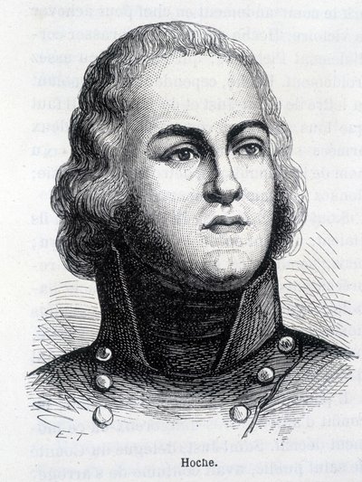 Porträtt av Louis Lazare Hoche (1768-1797), fransk general - i "" L