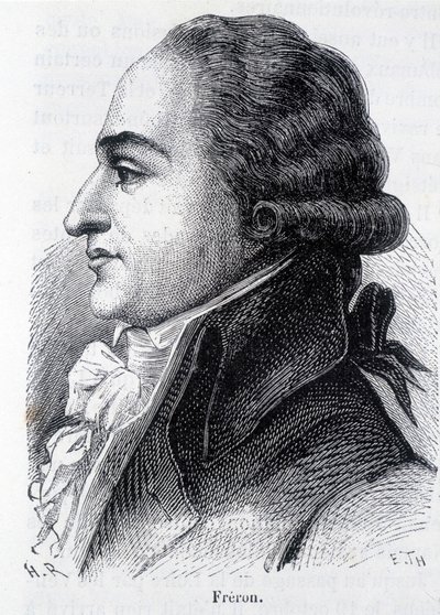 Porträtt av Louis Marie Stanislas Freron (1754-1802), fransk publicist - i "" L
