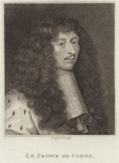Porträtt av Louis de Bourbon, Prince of Condé av French School
