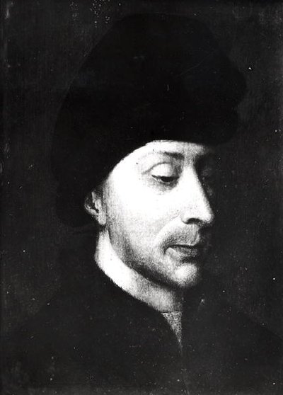Porträtt av Ludvig av Frankrike (1372-1407) hertig av Orleans, ca 1420 av French School