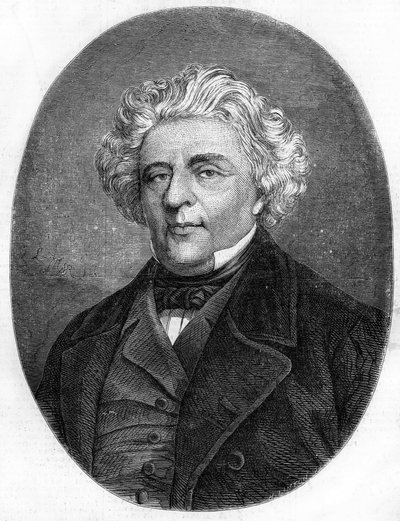 Porträtt av Luigi Lablache (1794-1858), fransk operasångare. av French School