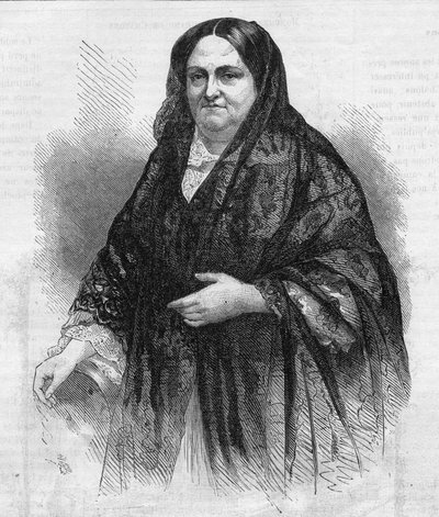 Porträtt av Marie Christine Ferdinande de Bourbon av French School